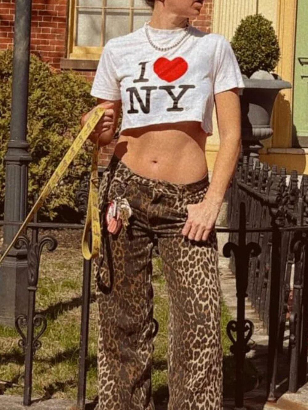 Edikted Leopard Jeans SZ SMALL